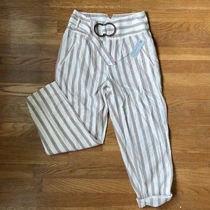 NWT ANTHROPOLOGIE LINEN TROUSER